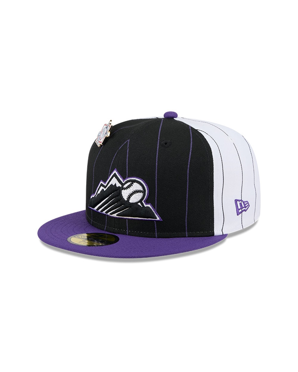New Era Colorado Rockies Pinstripe 59FIFTY Fitted Hat