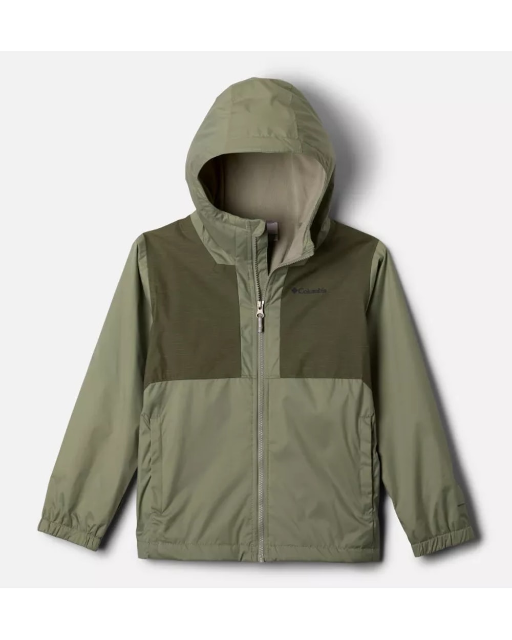 Columbia Boys' Rainy Trails II Fleece Lined Rain Jacket