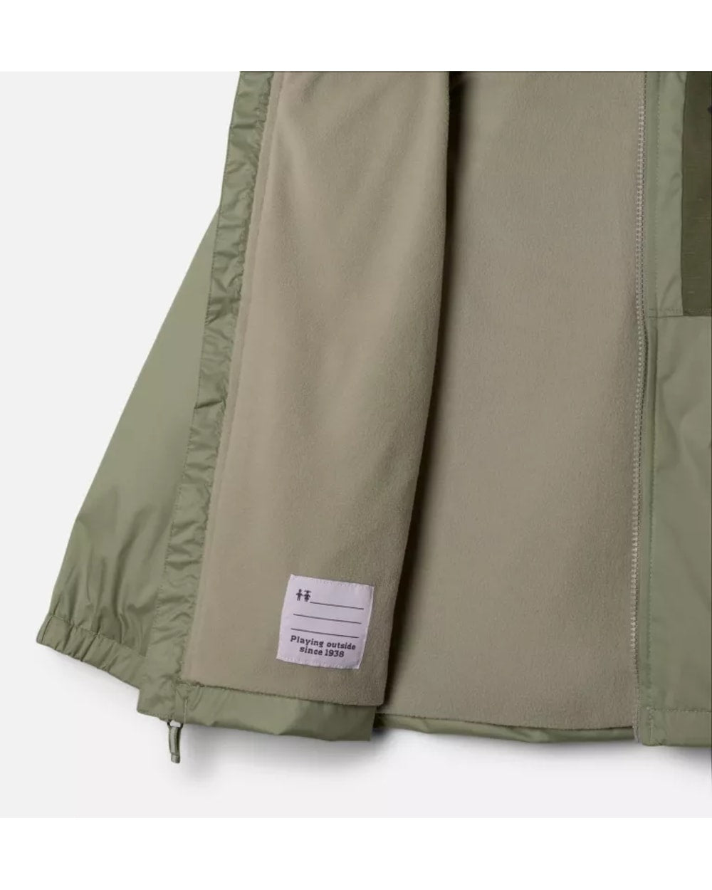 Columbia Boys' Rainy Trails II Fleece Lined Rain Jacket