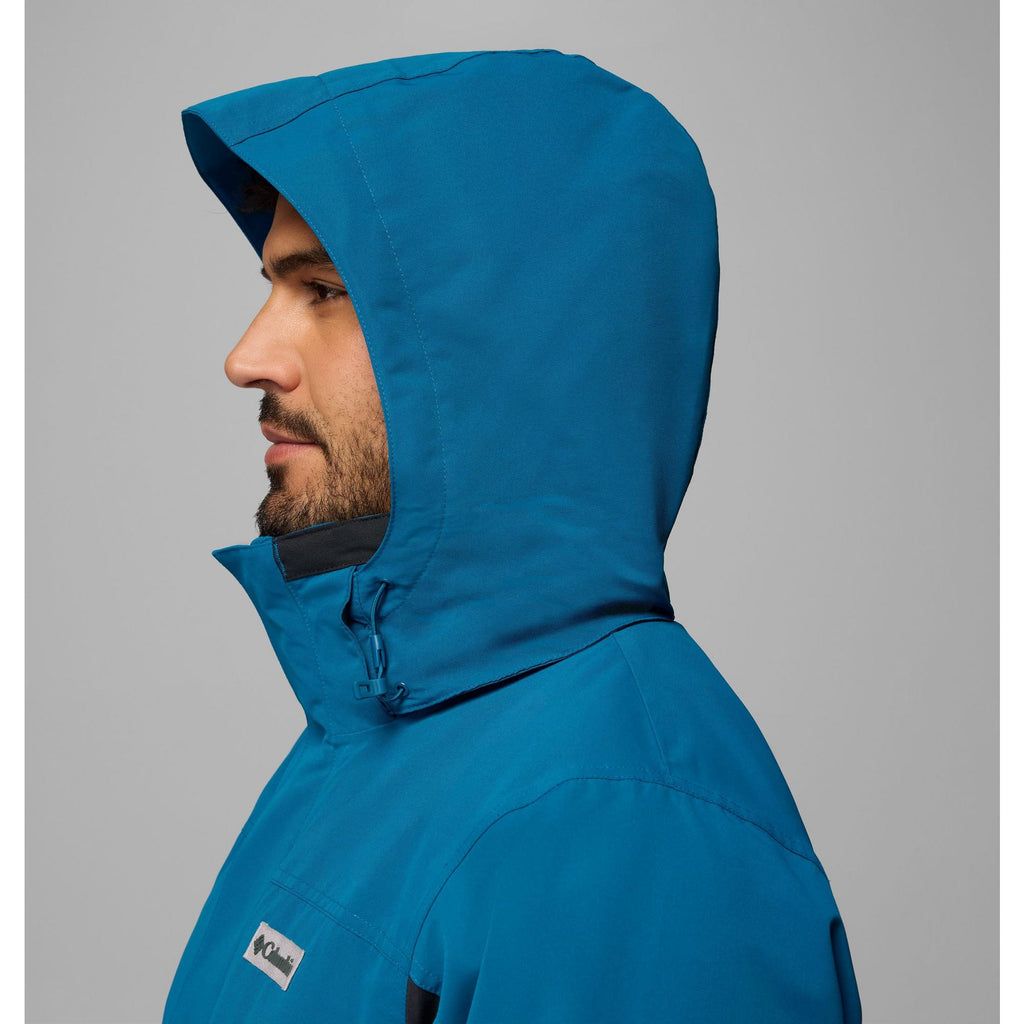 Columbia Men's Bugaboo IV Fleece Interchange Jacket - Phoenix Blue - hood up