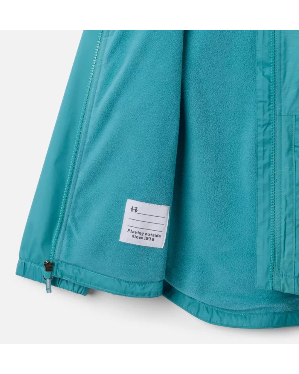 Columbia Girls' Rainy Trails II Fleece Lined Rain Jacket