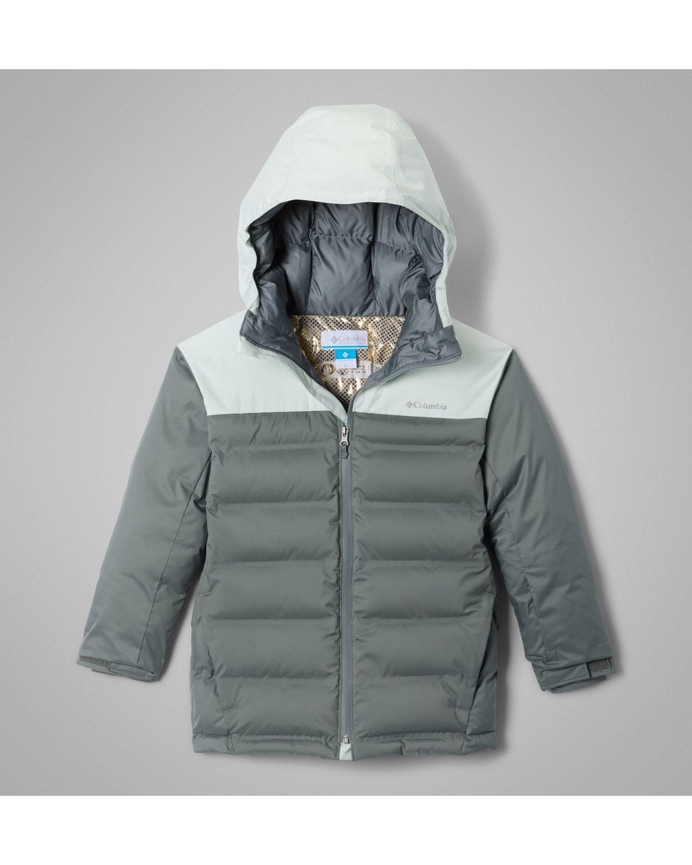 Columbia Kids' Winter Powder Heat Seal Jacket - SEDONA SAGE/TEA LIGHT