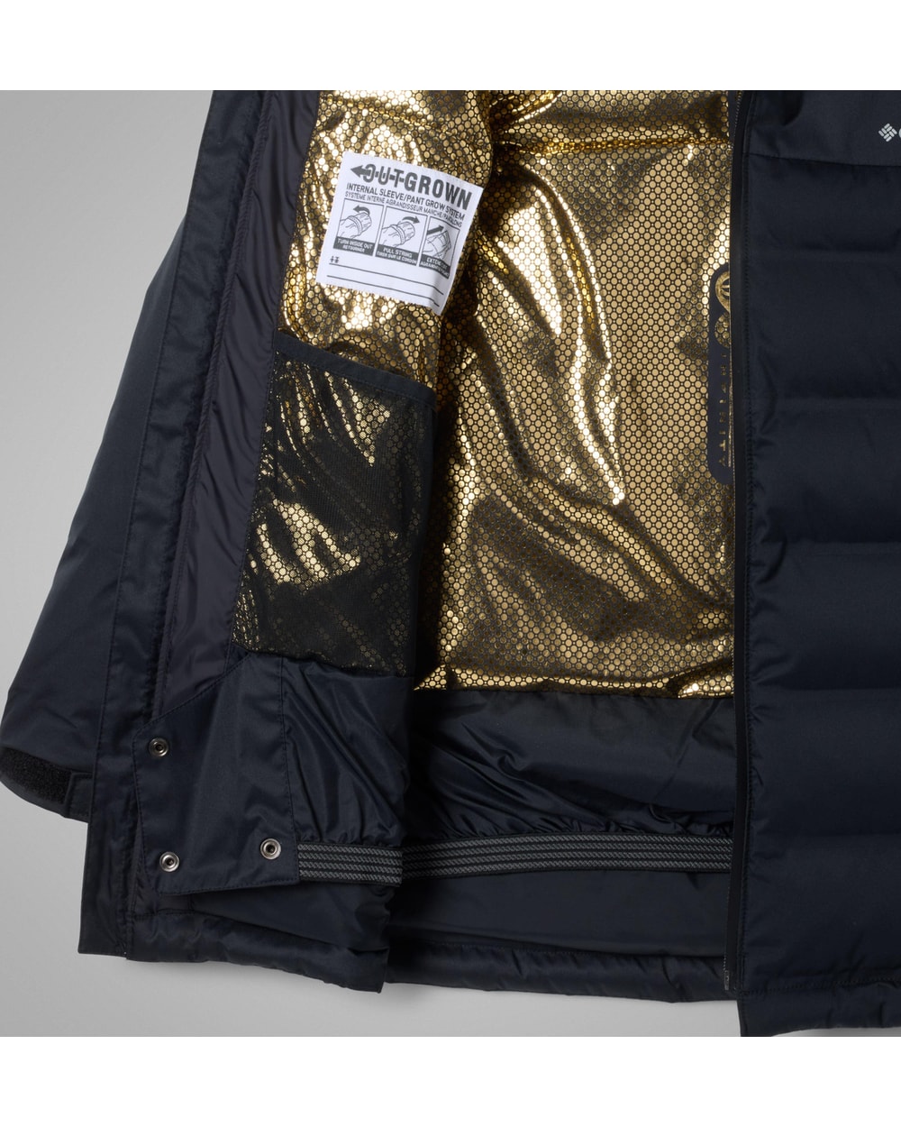 Columbia Kids' Winter Powder Heat Seal Jacket - BLACK