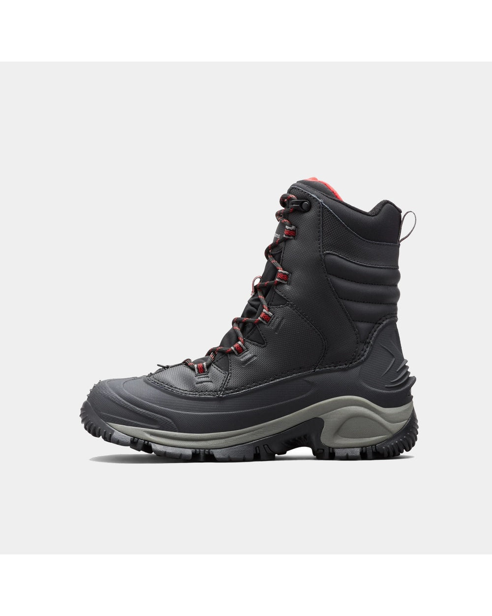 Columbia Men's Bugaboot III Boot - BLACK/BRIGHT RED, inner side view