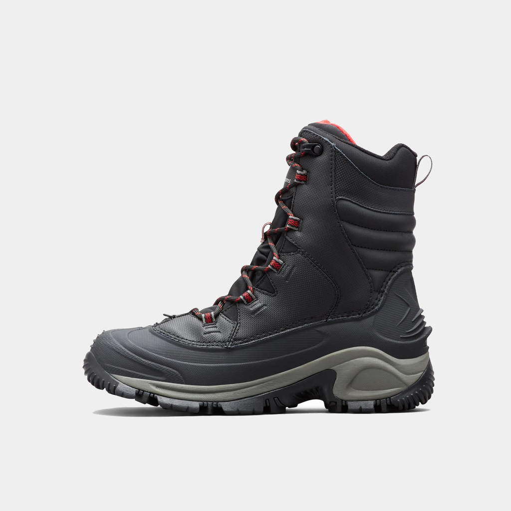 Columbia Men's Bugaboot III Boot - BLACK/BRIGHT RED, inner side view