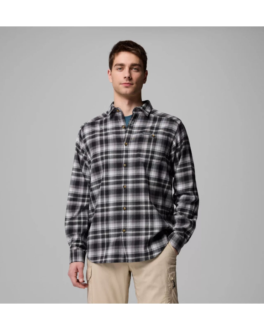 Columbia Men's Cornell Woods Flannel Long Sleeve Shirt