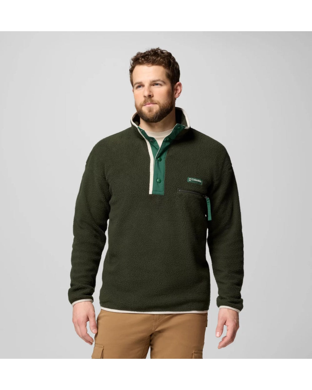Columbia Men's Helvetia II Half Snap Fleece Pullover