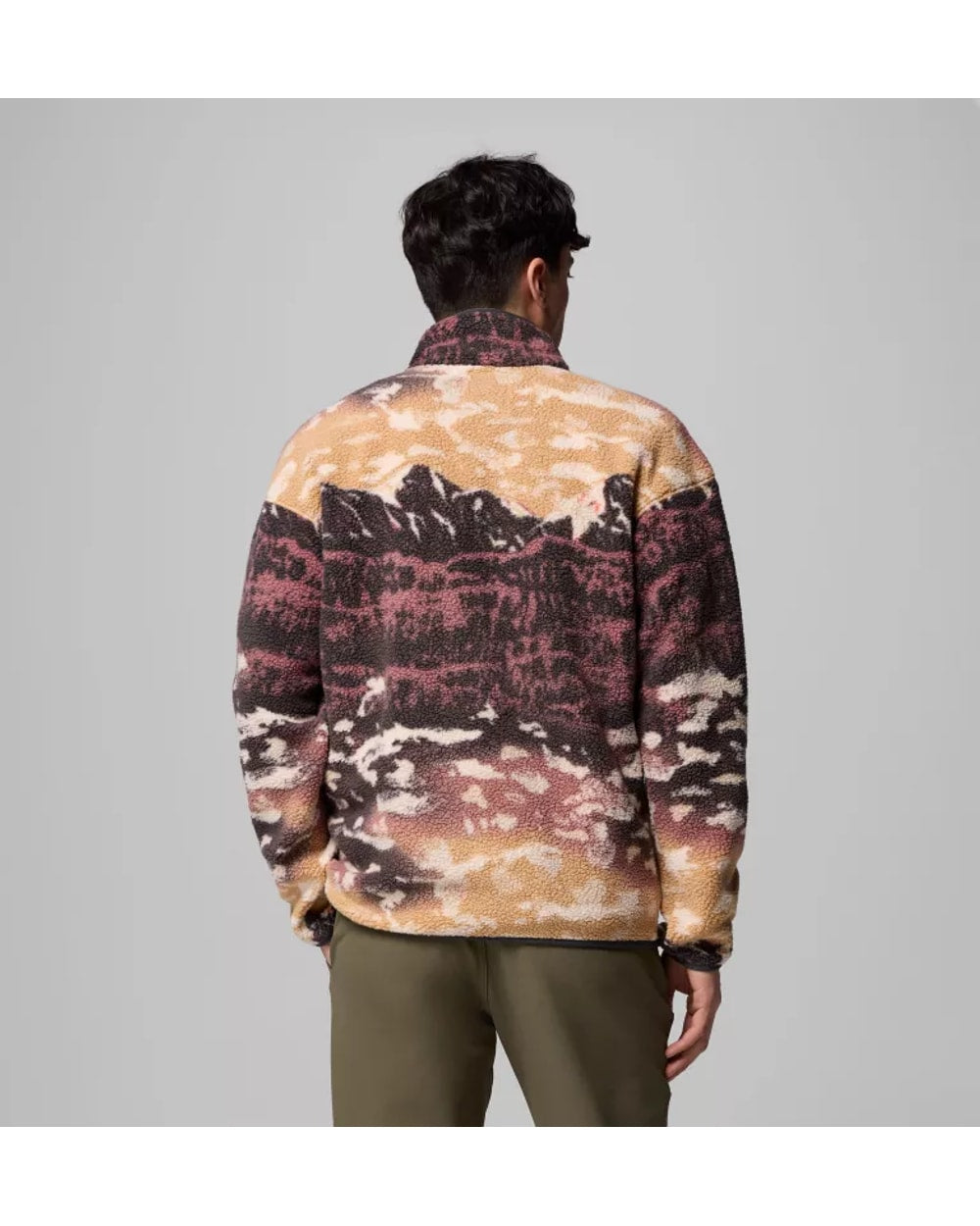 Columbia Men's Helvetia II Printed Half Snap Printed Fleece Pullover