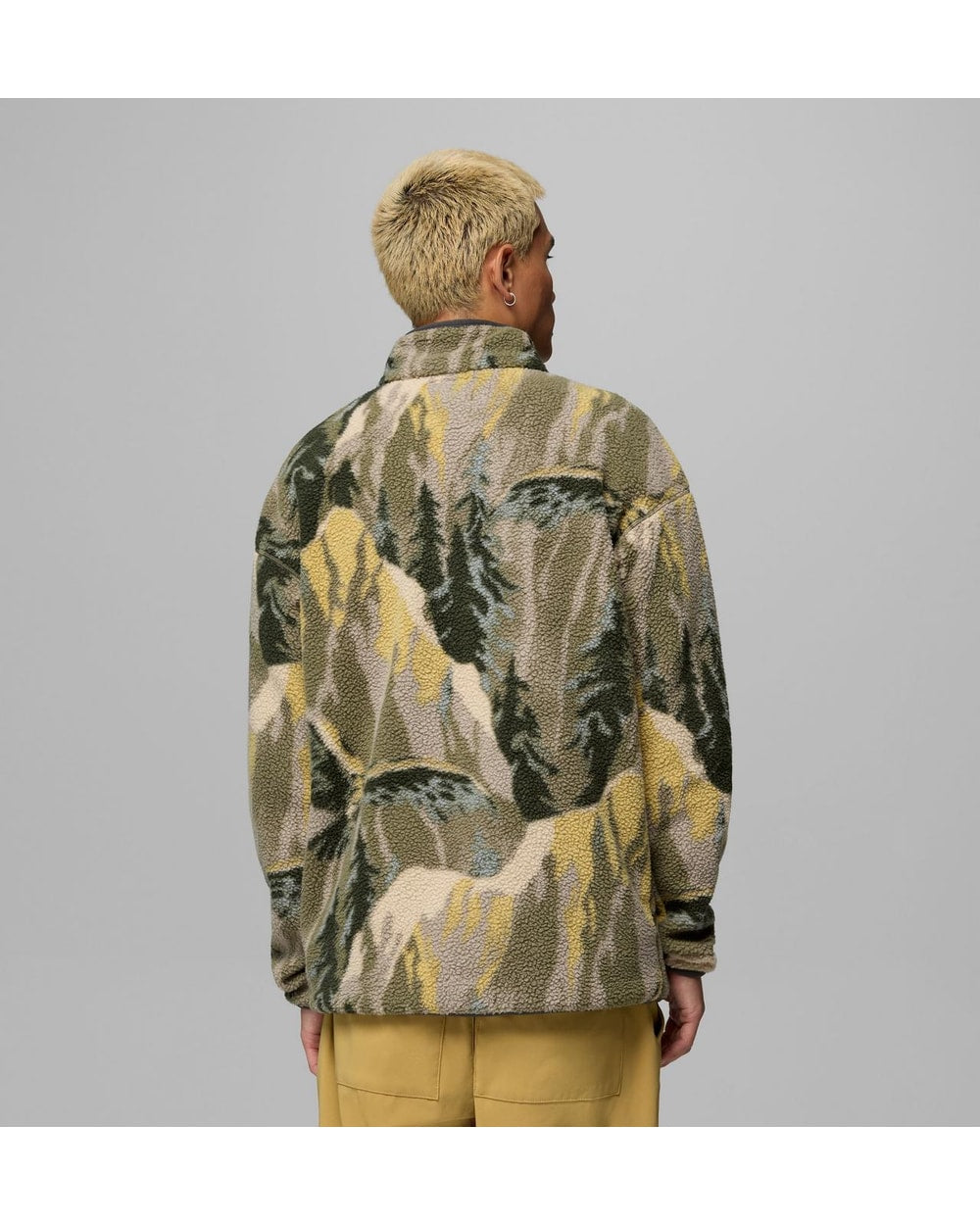 Columbia Men's Helvetia II Printed Half Snap Printed Fleece Pullover