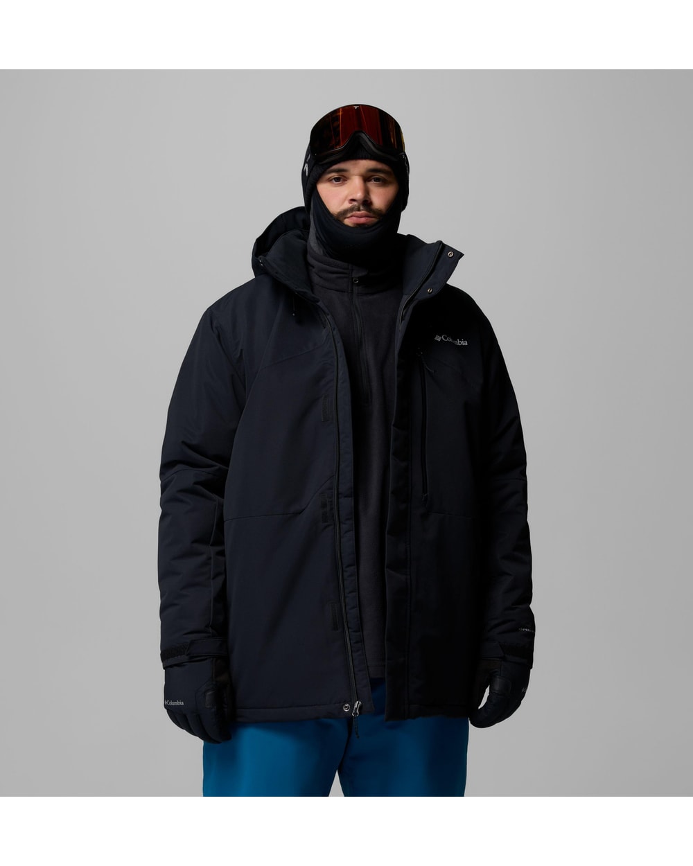Columbia Men's Last Tracks III Jacket - Big - Black - open front