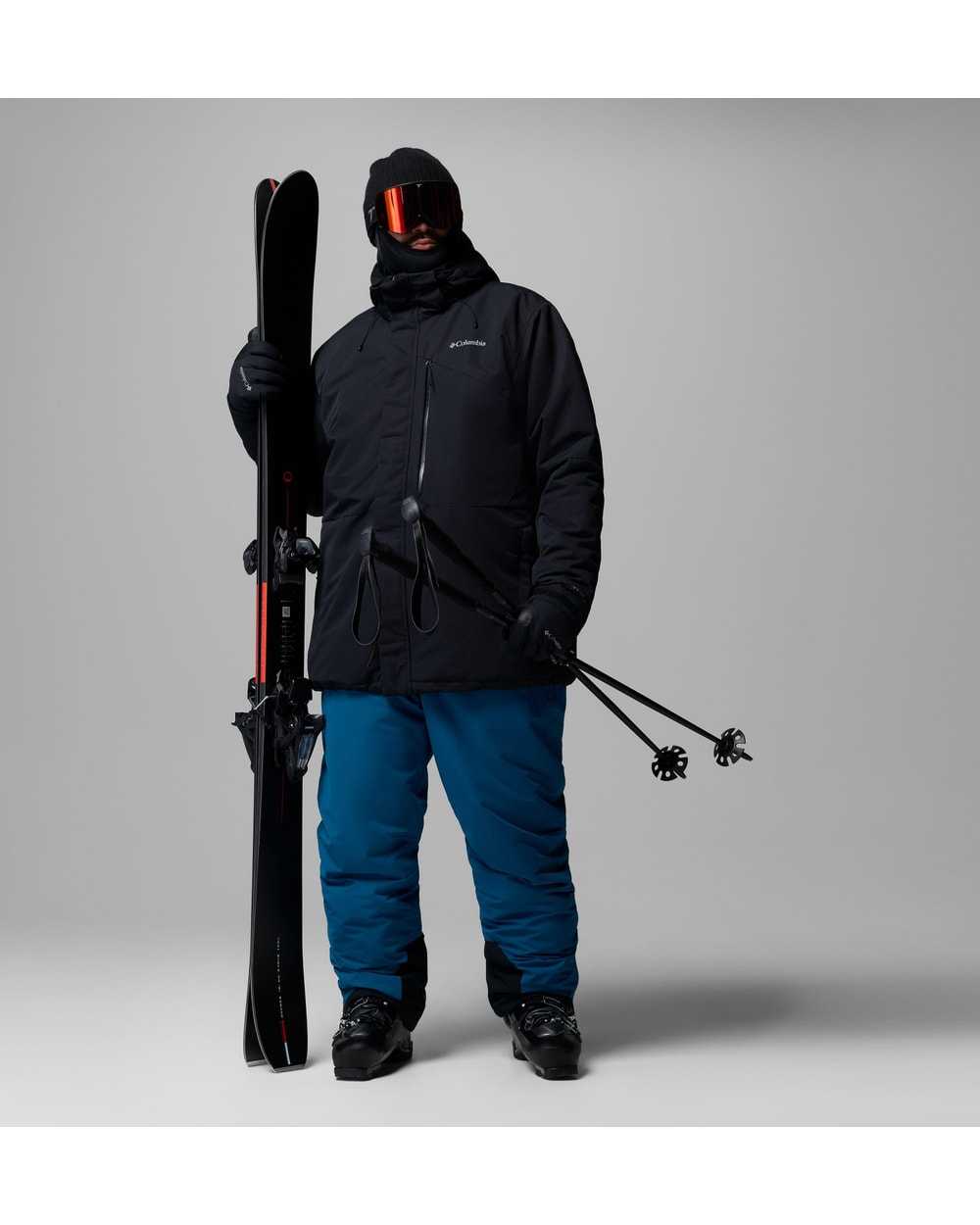Columbia Men's Last Tracks III Jacket - Big - Black - full length