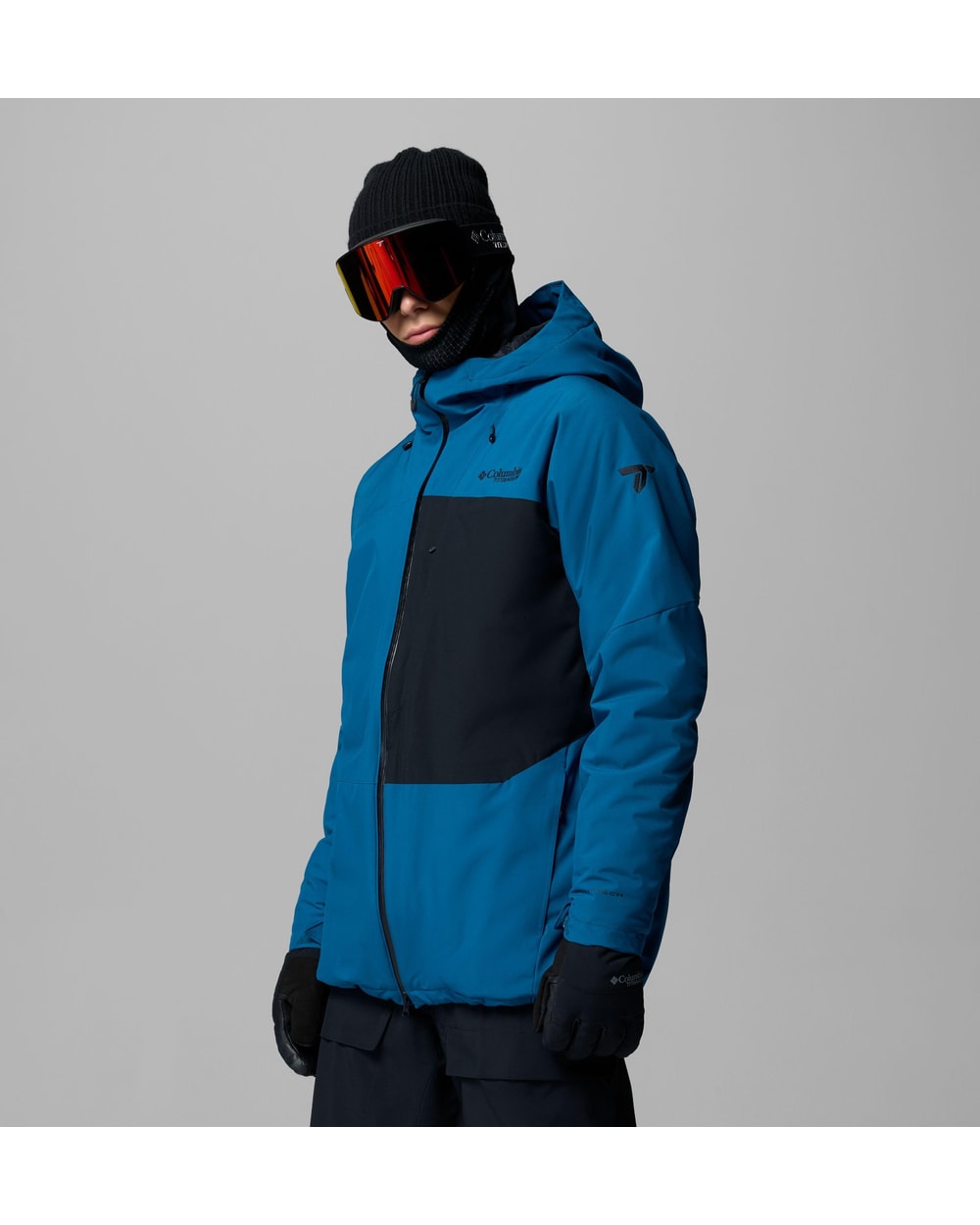 Columbia Men's Winter District III Waterproof Ski Jacket - PHOENIX BLUE/BLACK