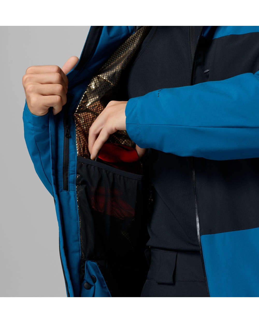 Columbia Men's Winter District III Waterproof Ski Jacket - PHOENIX BLUE/BLACK