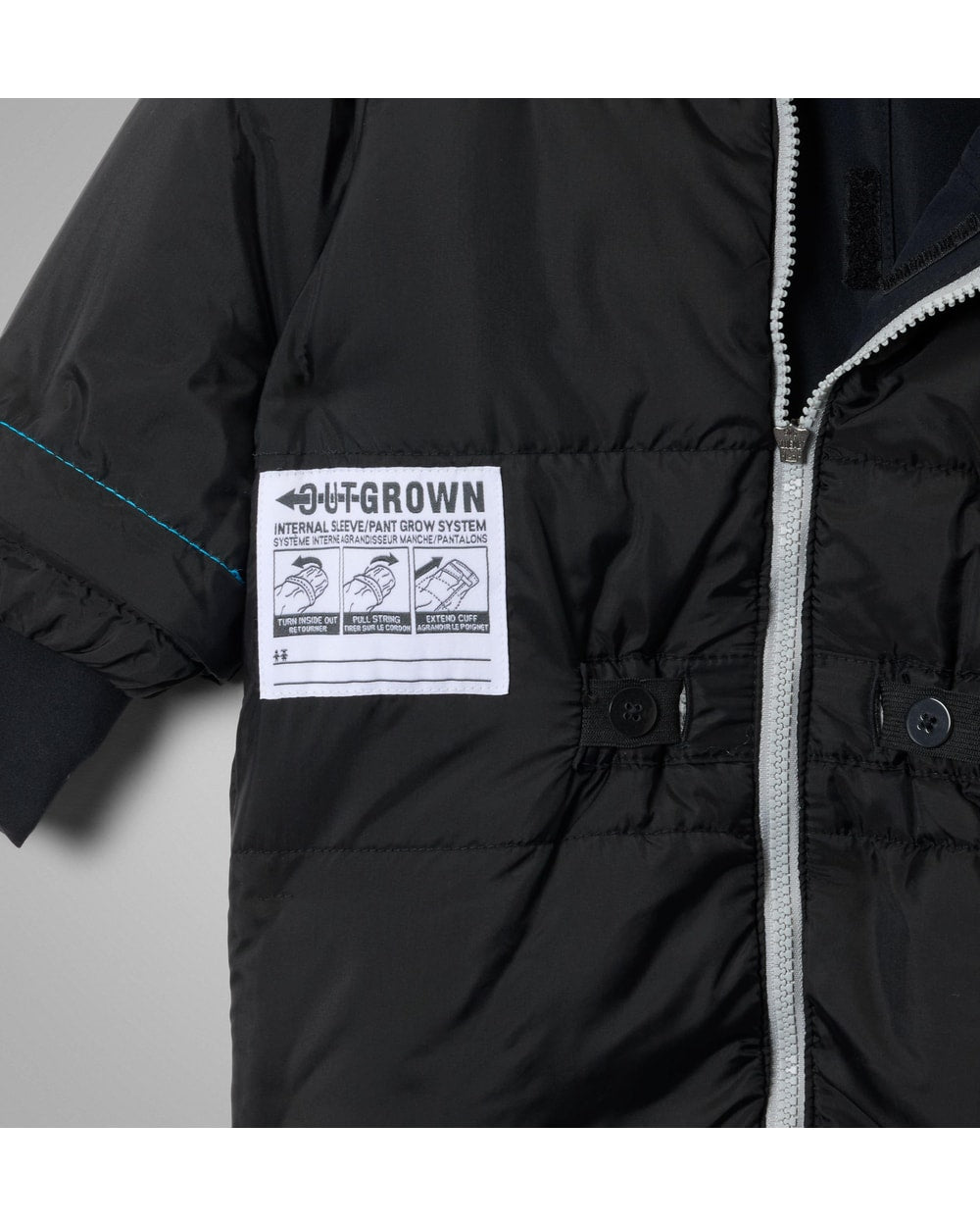Columbia Toddler Buga IV Snow Suit - BLACK/CITY GREY/COLUMBIA GREY