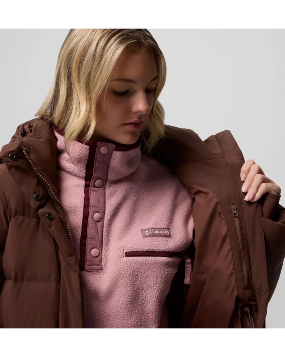Columbia Women's Amaze Puff Long Hooded Jacket