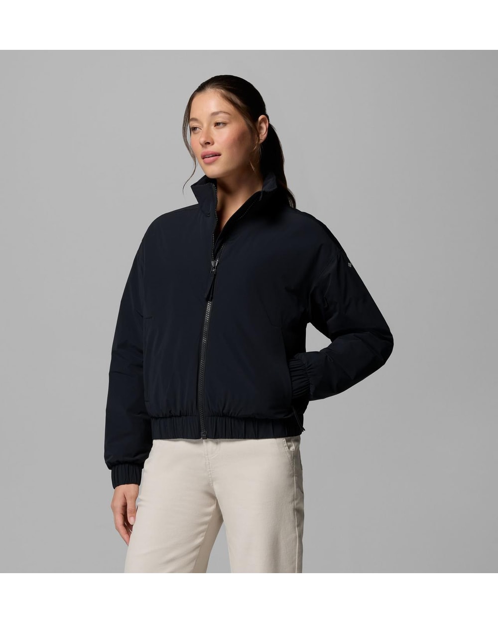 Columbia Women's AmazeStretch Insulated Bomber Jacket - Black, alternate