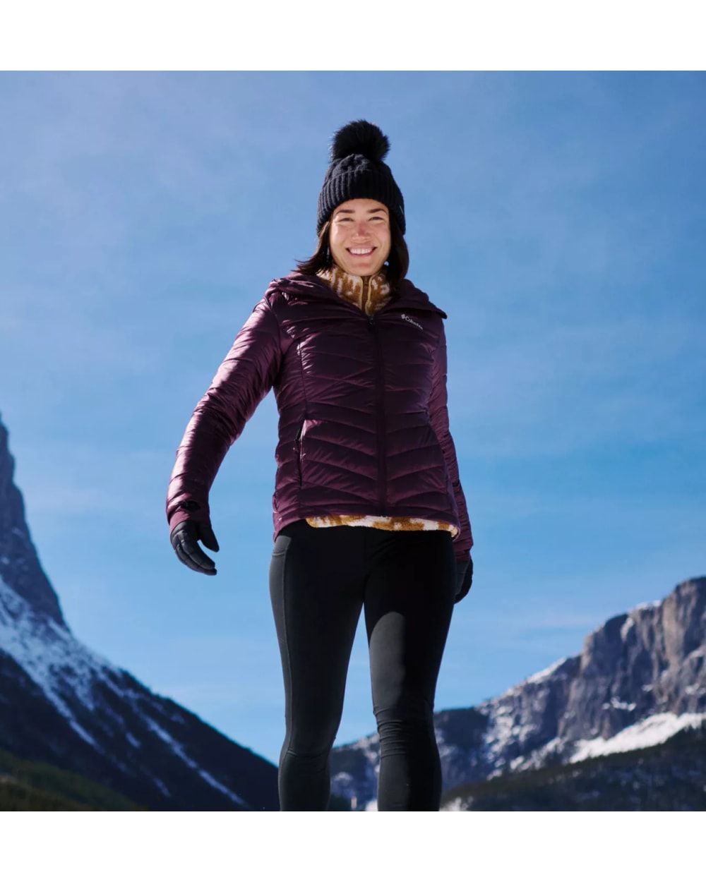 Columbia Women's Boundless Days Cable Knit Pom Beanie