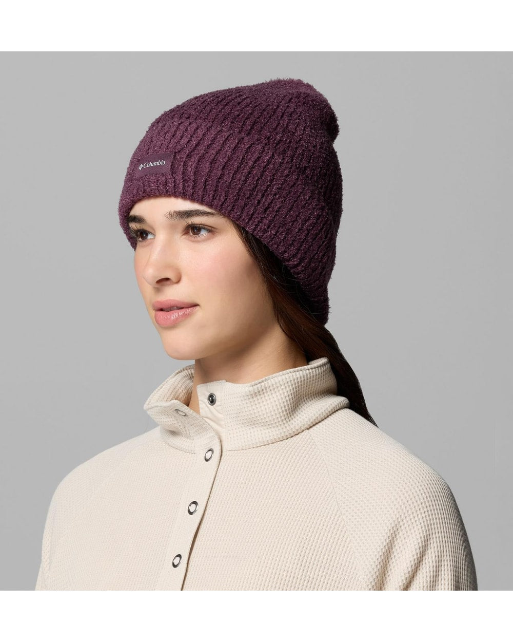 Columbia Women's CSC Luxe Cuffed Beanie - Moonvista, on model