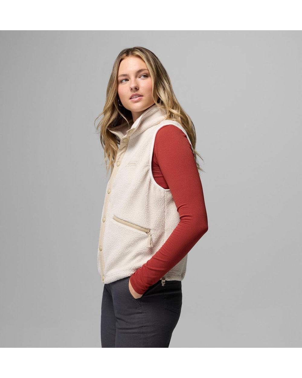 Columbia Women's Helvetia Vest - Dark Stone, alternate