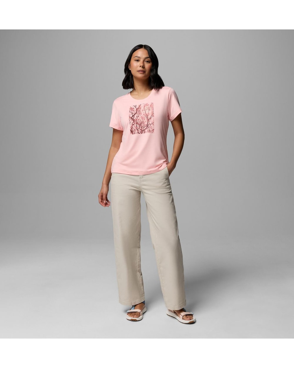 Columbia Women's Parsons Point Short Sleeve Scoop T-Shirt