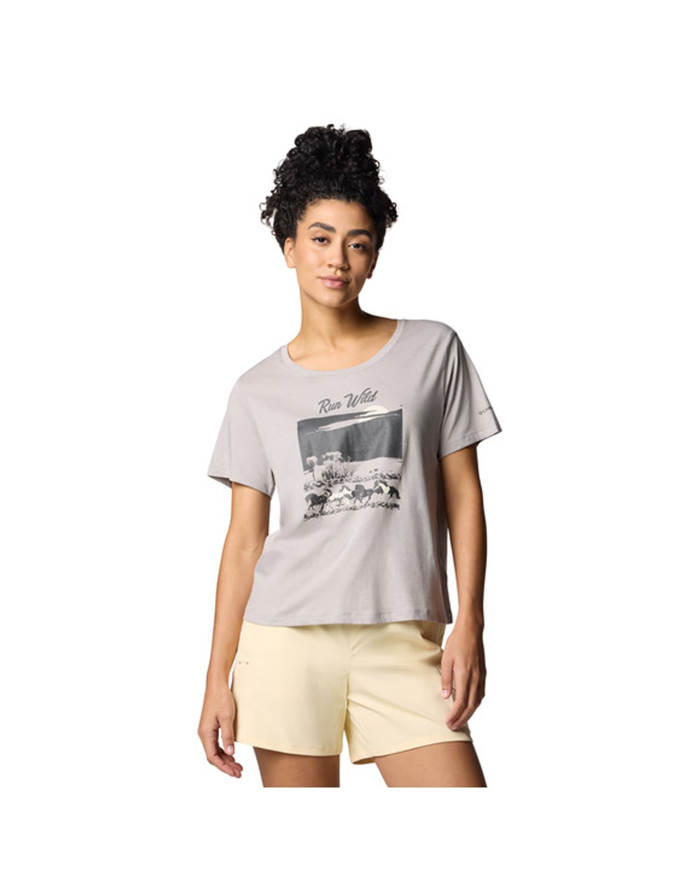 Columbia Women's Ruby Springs Graphic Scoop Neck Short Sleeve Shirt