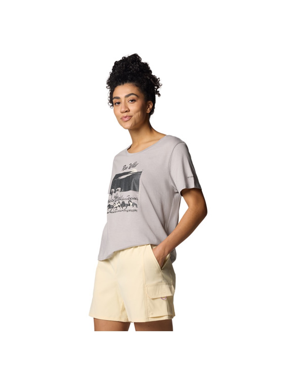 Columbia Women's Ruby Springs Graphic Scoop Neck Short Sleeve Shirt