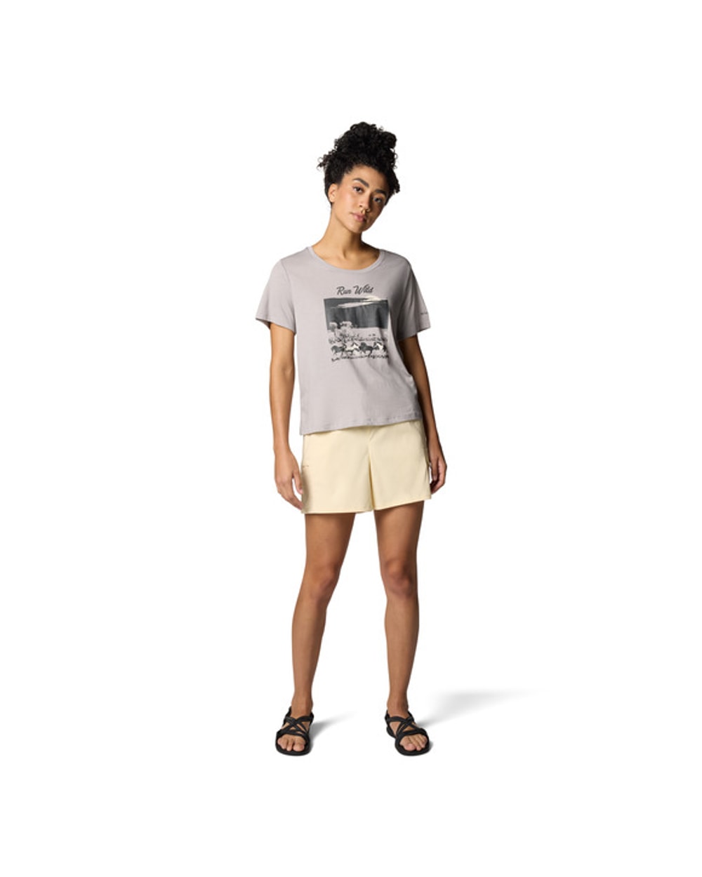 Columbia Women's Ruby Springs Graphic Scoop Neck Short Sleeve Shirt
