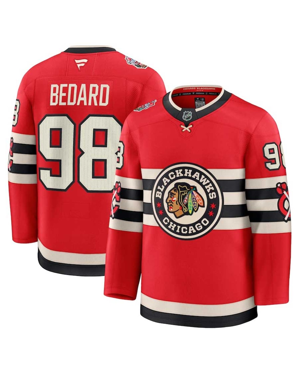 Fanatics Chicago Blackhawks Connor Bedard 2025 Winter Classic Premium Jersey
