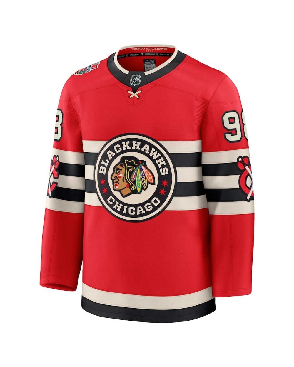 Fanatics Chicago Blackhawks Connor Bedard 2025 Winter Classic Premium Jersey