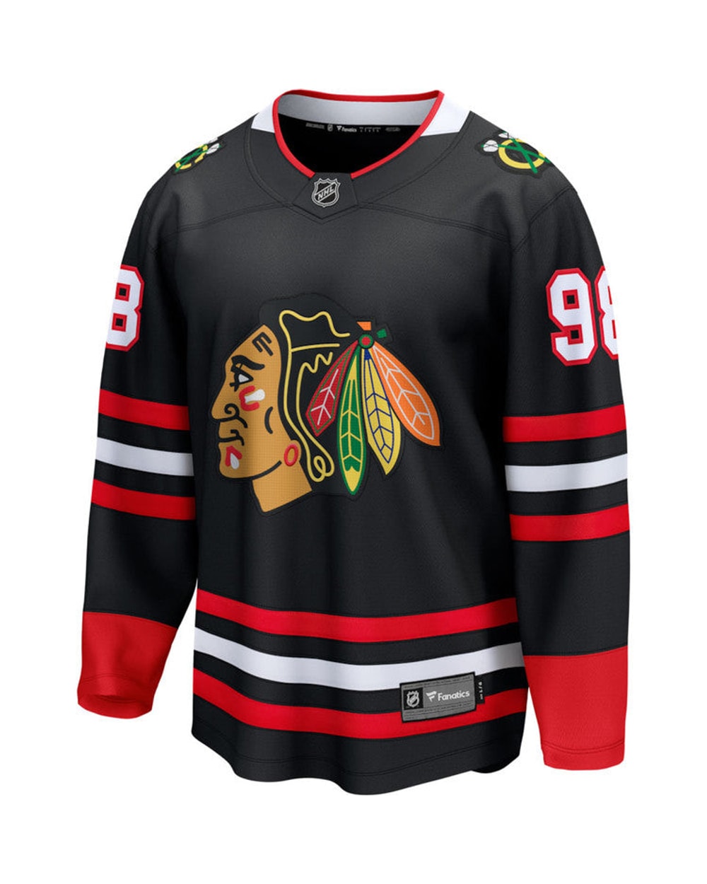 Fanatics Chicago Blackhawks Alternate Breakaway Jersey - Bedard