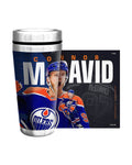 Connor McDavid Edmonton Oilers Full Wrap 16oz Travel Mug