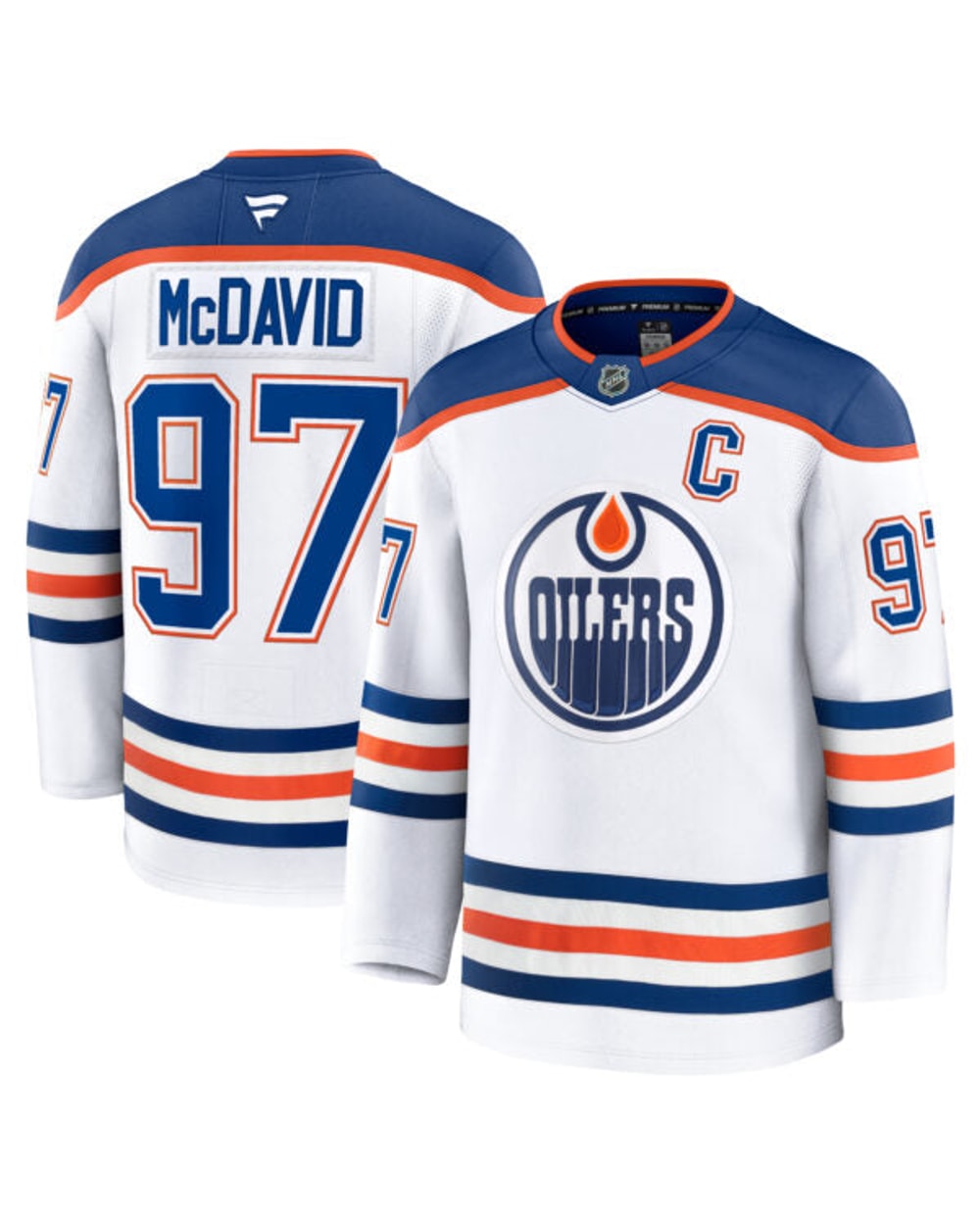 Fanatics Edmonton Oilers Away Premium Jersey - Connor McDavid