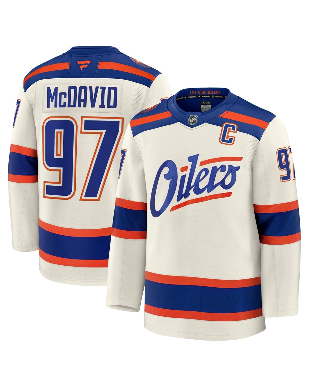 Fanatics Edmonton Oilers Alternate Premium Jersey - Connor McDavid