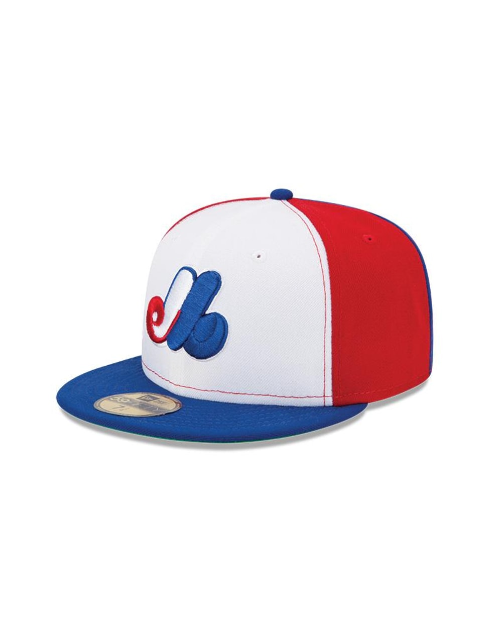 Expos Cooperstown 1969-1991 59FIFTY Tri-Colour Cap