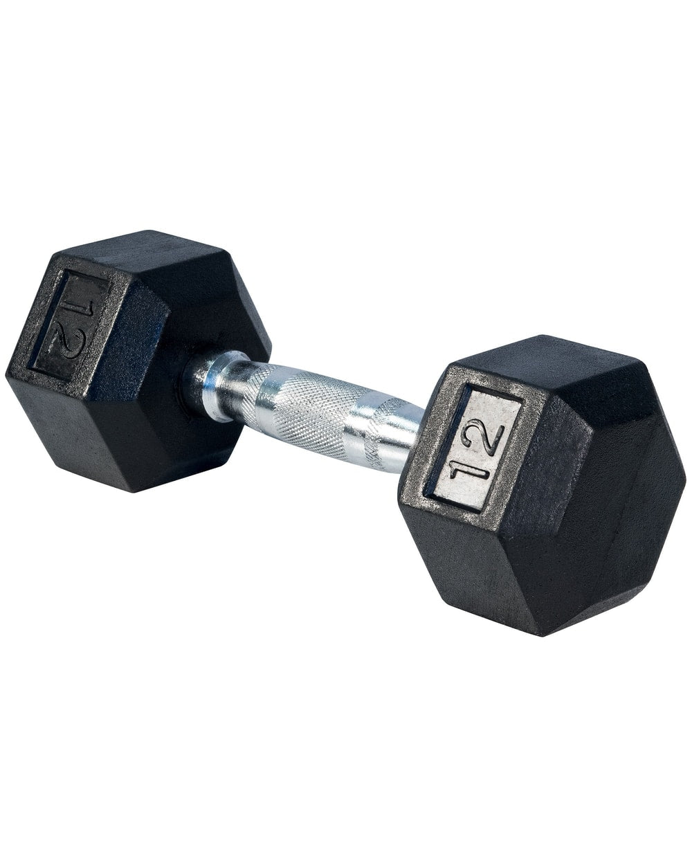 Rubber Hex Dumbbell- 12lbs