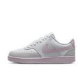 Nike Women's Court Vision Low Suede Off White/Bleached Lilac - lateral