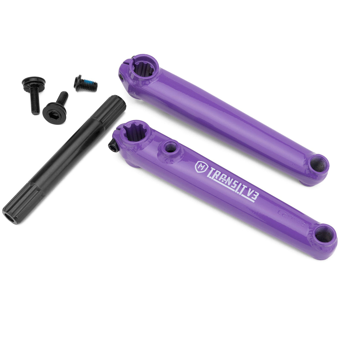 Mission Transit V3 Cranks 170mm Purple
