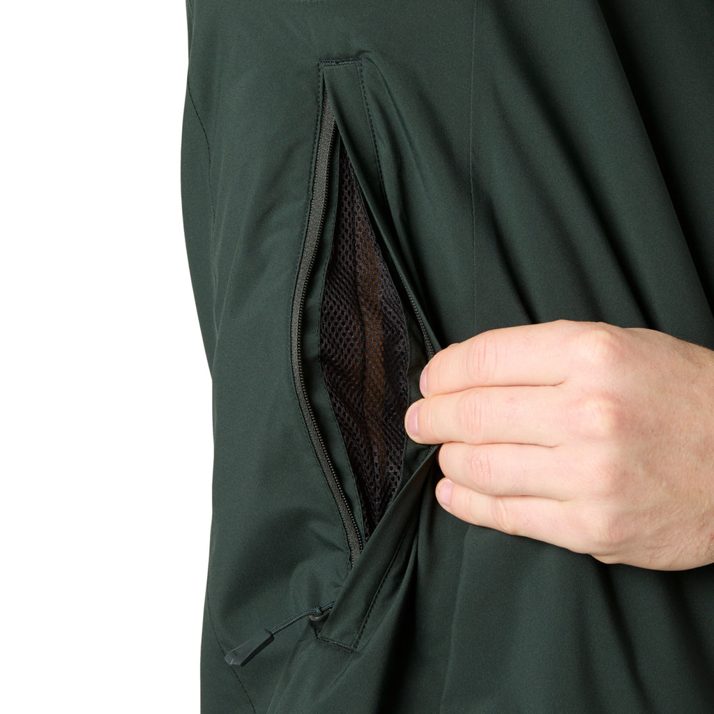 Helly Hansen Men's Crewser Jacket, Dark Jungle, pit zip vent