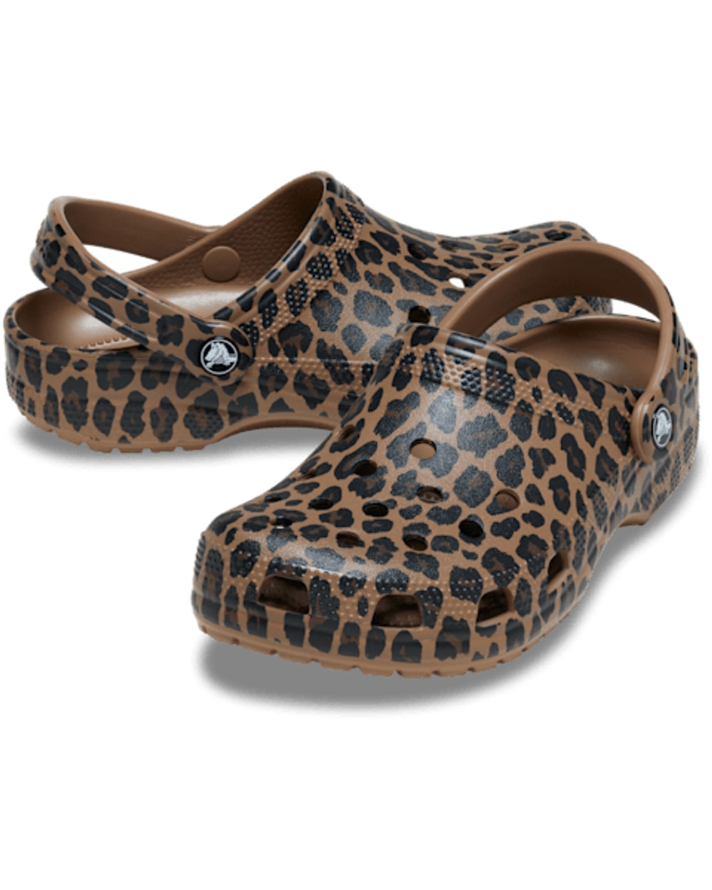 Crocs Croc Classic Animal Clog - Sepia/Leopard