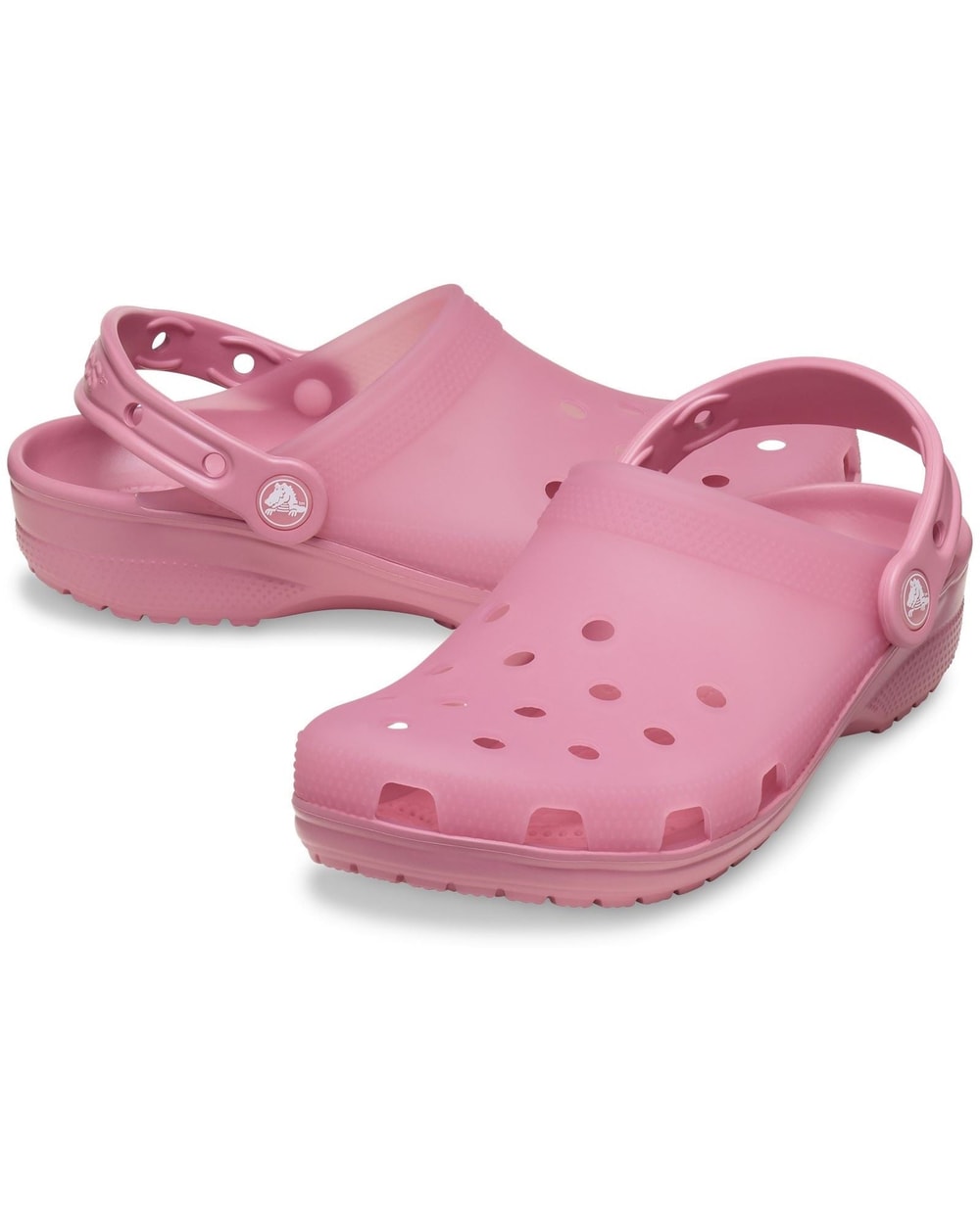 Crocs Classic Frosted Clog Rosette top