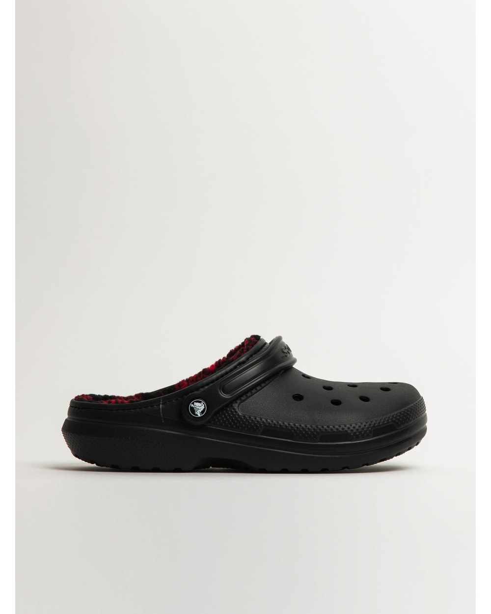 Crocs Classic Lined Buffalo Check Clog Black