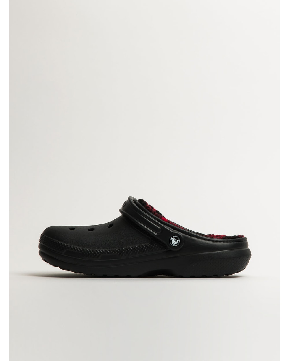 Crocs Classic Lined Buffalo Check Clog Black lining