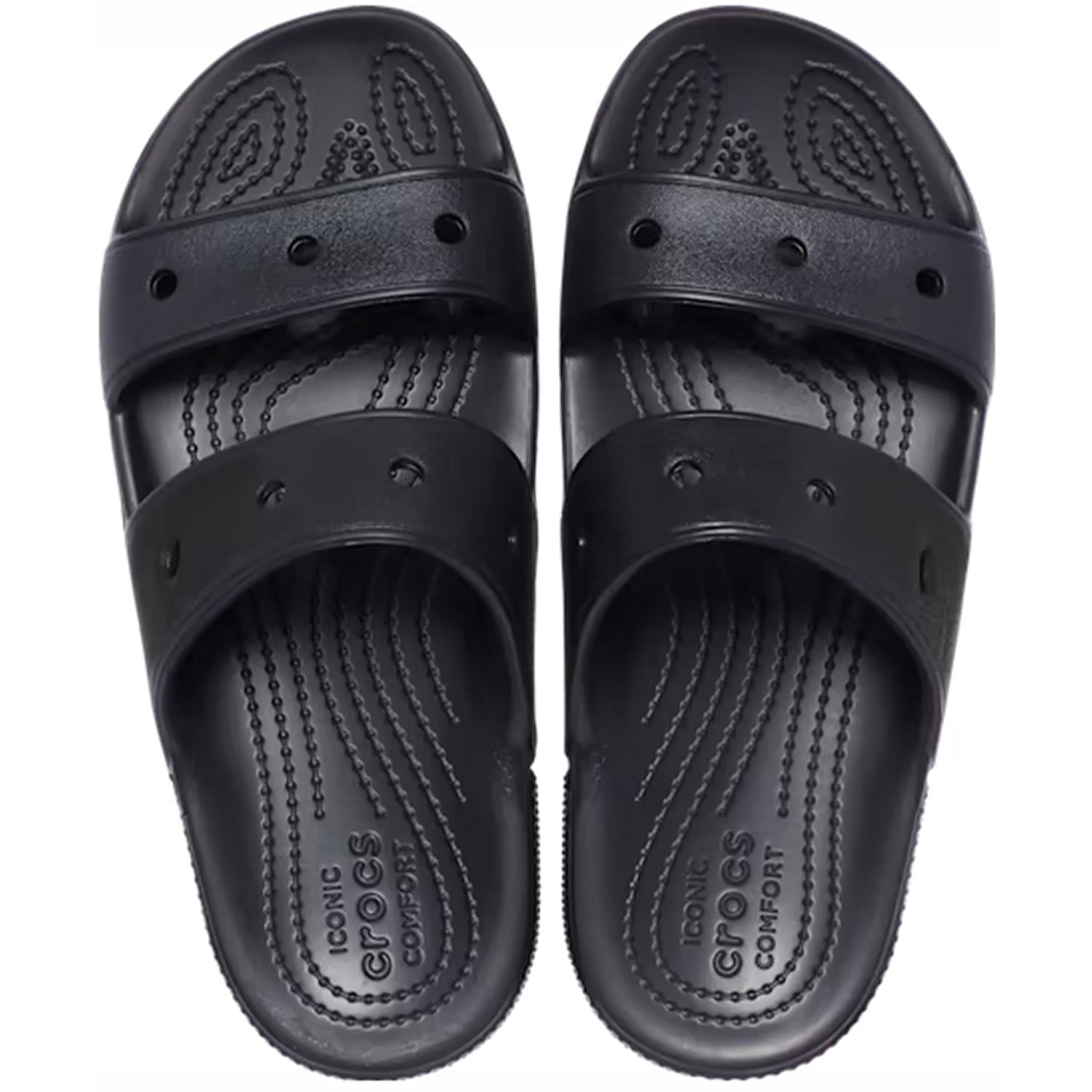 Crocs Classic Sandal Black top