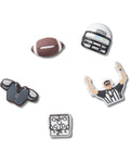 Crocs Football Team Jibbitz Charms - 5 Pack