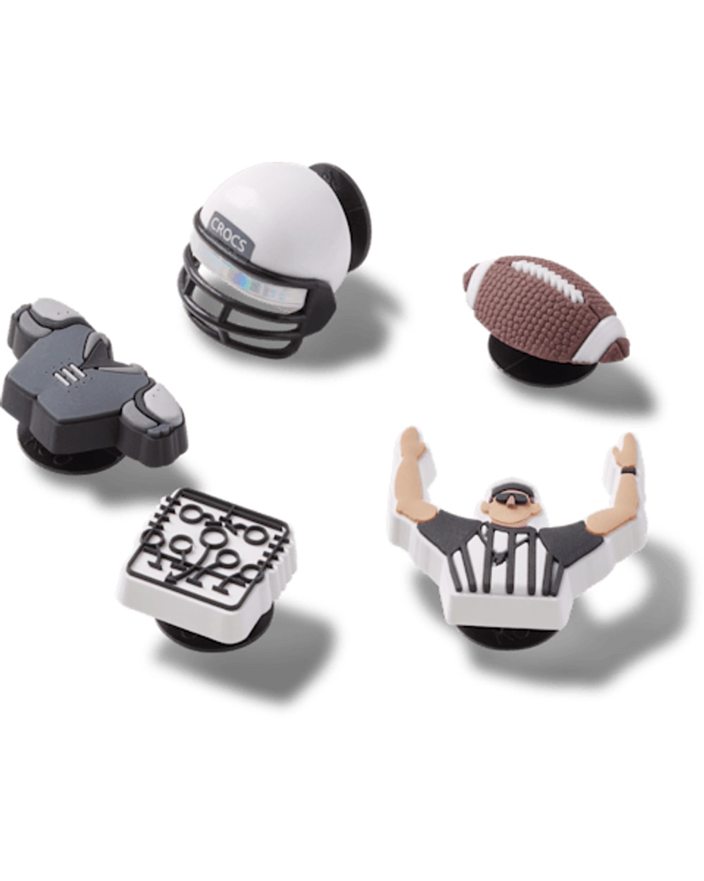 Crocs Football Team Jibbitz Charms - 5 Pack
