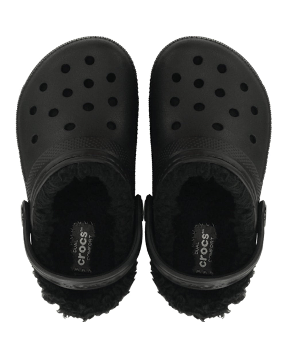 Crocs Kids' Classic Lined Clog - Black