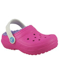 Crocs Kids Classic Lined Clog Pink Crush