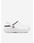 Crocs Kids' Classic Lined Clog - White