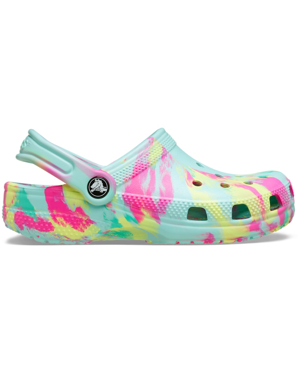 Crocs Kids' Classic Marbled Clog - Aquamarine
