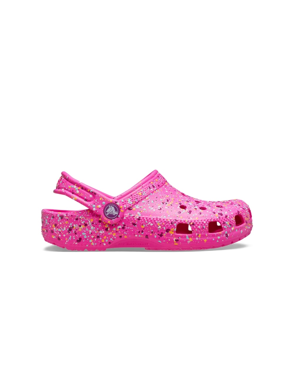 Crocs Kids Classic Paint Splatter Clog Pink Crush